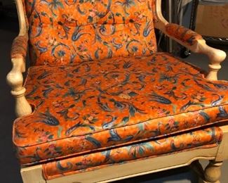 CHAIR WITH OTTOMAN $125
