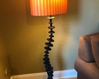 WHIMSICAL STACKED DISC FLOOR LAMP $165
