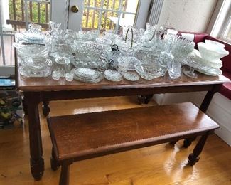 Kitchen Table w/Two Benches 