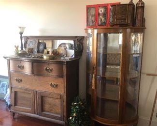 Oak Serpentine Front Server