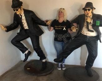 Life Size Blues Bros (some damage)