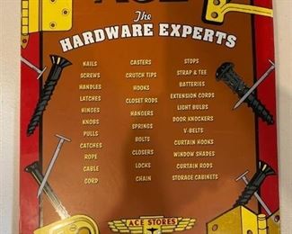 Metal sign 11 x 14 inches