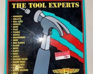 Metal sign 11 x 14 inches