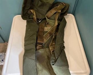 Army canvas duffel bag great condition