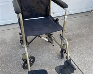 Easy folding wheelchair in excellent condition