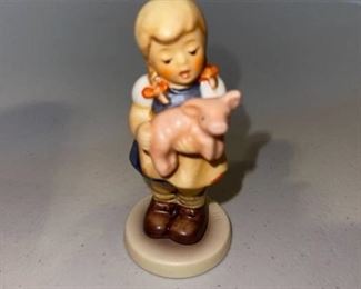 Goebel Hummel NIB Pigtails #2052 TMK 7 - 3.25 inches tall