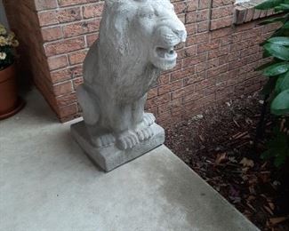 Lion on guard