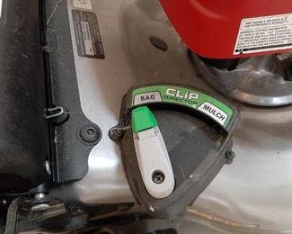 Bag or mulch option mower