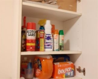 Cleaning and laundry supplies
