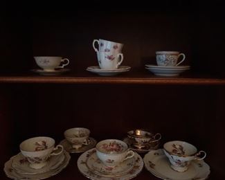 Tea cup collection