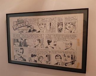 Judge Parker framed art