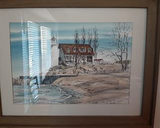 Nautical beach print