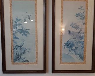 Oriental flair pair wall are