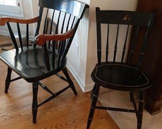 Arm chair with Cornell University insignia 