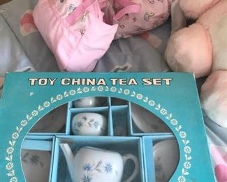 Tiny china tea set