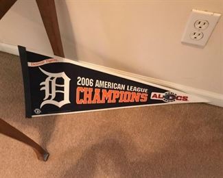 Detroit Tigers 2006 American league champions pennant 