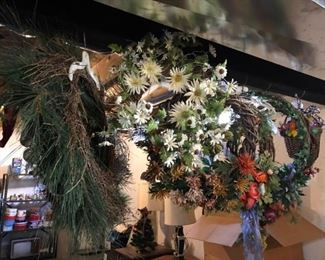 Wreaths Christmas holiday decorations 