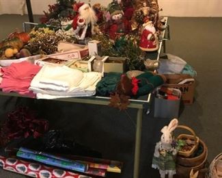 Christmas various holiday decorations decor