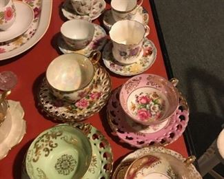 Tea cup collection 
