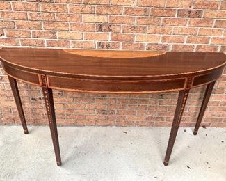 Antique Kittinger table restored by a elder surviving member of the company