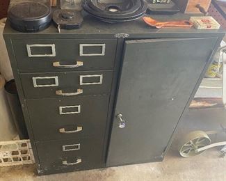 Cole Steel Locking Safe and File Cabinet Combo