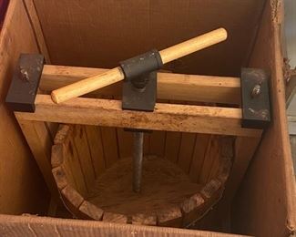 Single Manual Cider Press