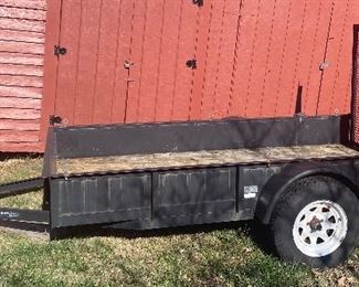 1996 Tresh & Sons 5X10 Trailer with Title