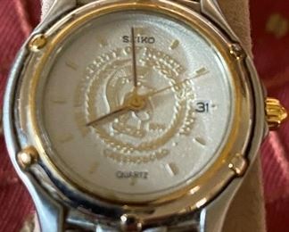 Vintage Seiko Quartz UNCG Face Ladies Wristwatch