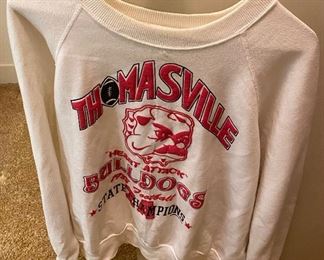 Vintage Thomasville Bulldogs State Championship Football Sweatshirt