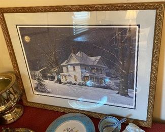 John Furches "Winter Moon" Signed and Numbered Print 