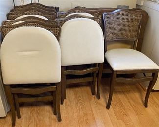 Mid-century Folding Table and Chair Sets