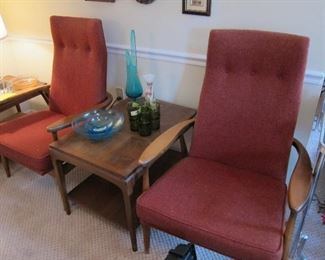 Retro Chairs and end tables!