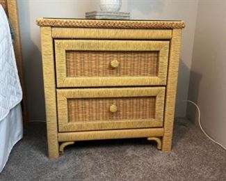 Henry Link Vintage Bedside 2-drawer Dresser.