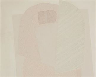 1216
Jose Luis Serrano
b. 1947
"Hombre Del Manana," 1976
Silicografia on canvas laid to Masonite
Signed and dated lower left: Serrano; titled on a gallery label affixed verso
23.5" H x 17.5" W
Estimate: $200 - $300