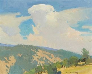 2007
Ray Roberts
b. 1954
"Springtime - Sierra Nevada Foothills"
Oil on canvas panel
Signed lower right: Ray Roberts; titled verso
10" H x 12" W
Estimate: $1,000 - $1,500