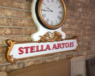 Vintage Stella Artois Clock