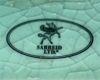 Ceramic and Brass Box with Crazing and Lid by Serried Ltd.