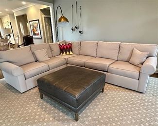 This is the nicest Sectional Sofa we have had in Years. It is Ethan Allen 4Pc Sectional and Ethan Allen Leather Ottoman.