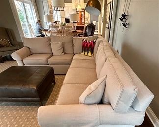 This is the nicest Sectional Sofa we have had in Years. It is Ethan Allen 4Pc Sectional and Ethan Allen Leather Ottoman.