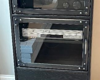 Arhaus Triple Cubby Electronics Cabinet