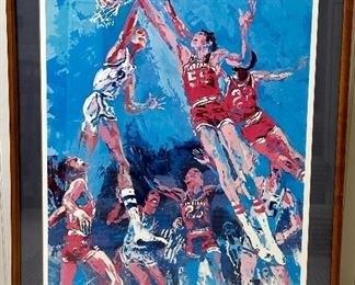 Leroy Nieman (1921-2012), Signed and Numbered Serigraph "Best Ever" Hoosier Hoopla of Indiana University National Champions 1975.  Gallery Prices up to $1,850.00