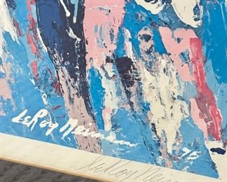 Leroy Nieman (1921-2012), Signed and Numbered Serigraph "Best Ever" Hoosier Hoopla of Indiana University National Champions 1975.  Gallery Prices up to $1,850.00