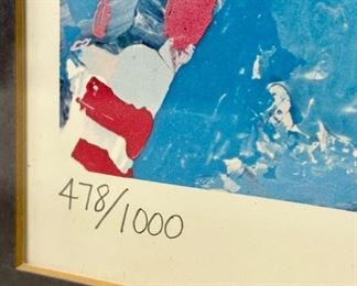 Leroy Nieman (1921-2012), Signed and Numbered Serigraph "Best Ever" Hoosier Hoopla of Indiana University National Champions 1975.  Gallery Prices up to $1,850.00