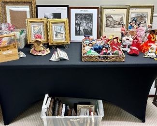 Tourist Doll collection, frames and more