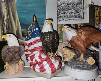 Bald Eagle figurine collection