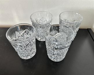 cut glass cups