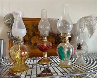 oil lamps