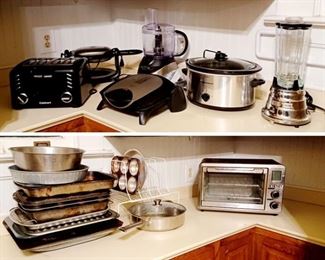 Various Kitchen Appliances ~ Pots & Pans