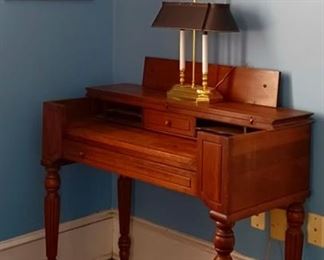 Antique Walnut Spinet Desk