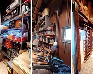 Examples of Items in the Workshop ~ Stored Away, A Complete Full Size Jenny Lind Spindle Bed